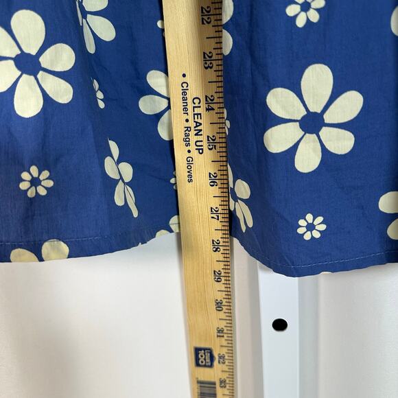 Billabong Love Crush Babydoll Dress Size M Blue Floral Garden‎ Girl - Picture 6 of 6